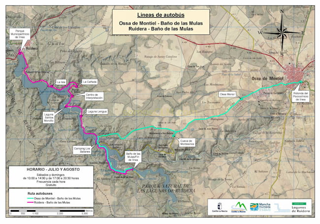 lineas-autobus-lagunas-de-ruidera-verano-2022